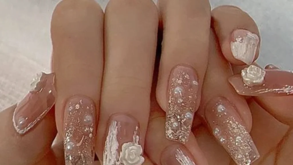 5 Nail Art Lace Floral Pengantin Elegan 2026