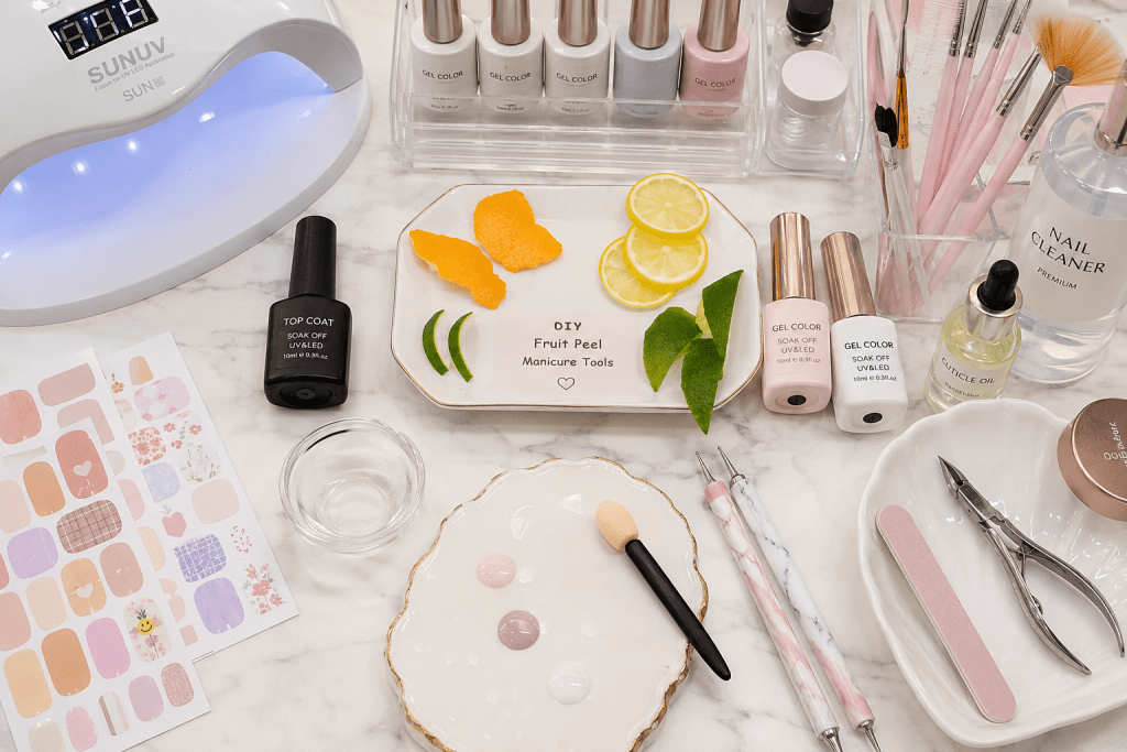 Fruit Peel Manicure Korea 2026 Viral 250 Juta Views, Begini Cara Bikinnya Sendiri