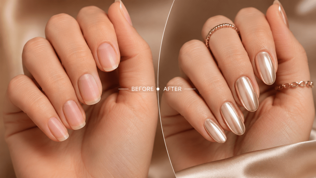 Neutral Chrome Jadi Tren Nail Art Paling Dicari Musim Panas Ini