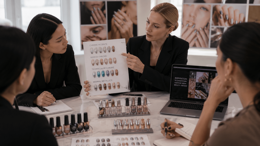 Nail Art 2026 Ternyata Makin Canggih dengan Chrome dan Aksen 3D